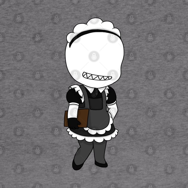 offenderman maid chibi by LillyTheChibi